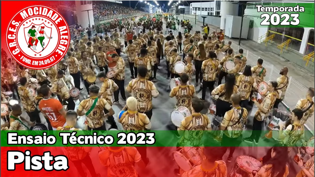 Mocidade Alegre 2023 | Pista - Ensaio Técnico | Samba ao vivo - #ETSP23