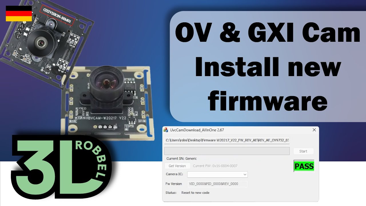 OV & GIX Cam Firmware Installation für Autodarts