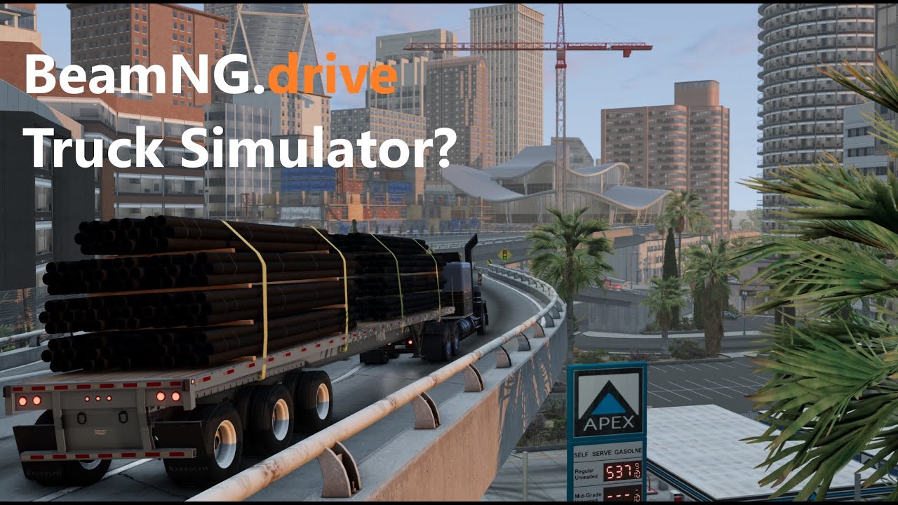 BeamNG.drive - Better than American Truck Simulator? [Truck Driving Gameplay]