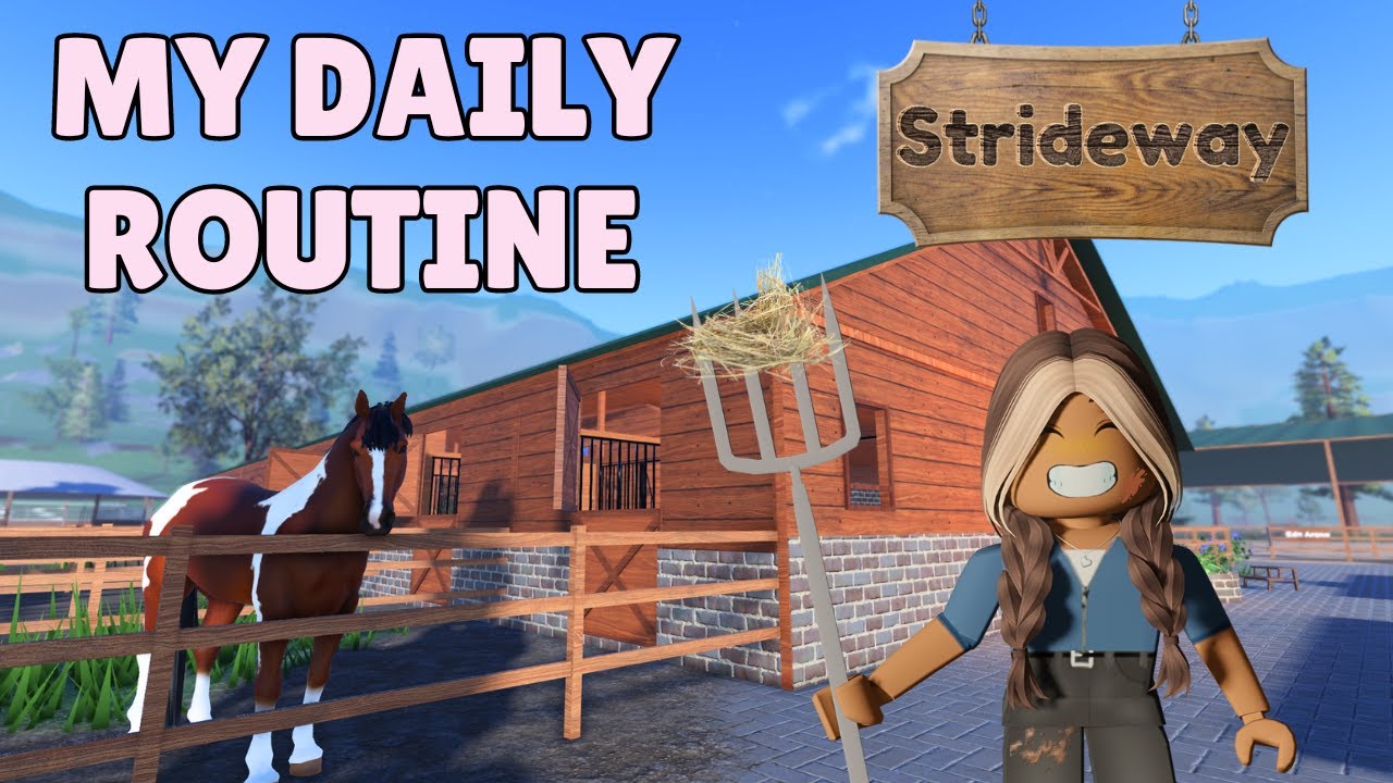 DAY OF ADVENTURE! My Daily Routine in Roblox Strideway! #strideway #roblox