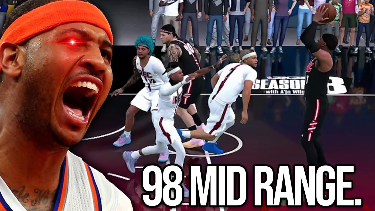 93 DUNK + 98 MID CARMELO ANTHONY IS UNSTOPPABLE ON NBA 2K25...