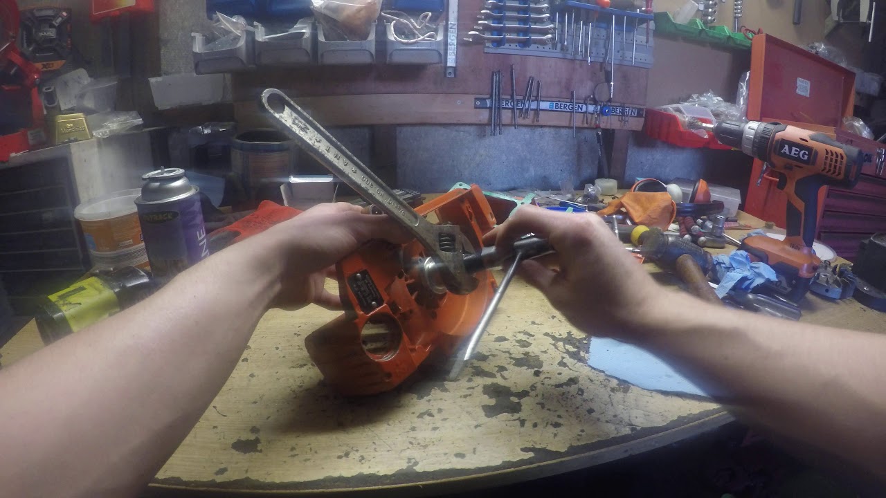 Husqvarna 365 / 372 crankshaft install / rebuild part 1