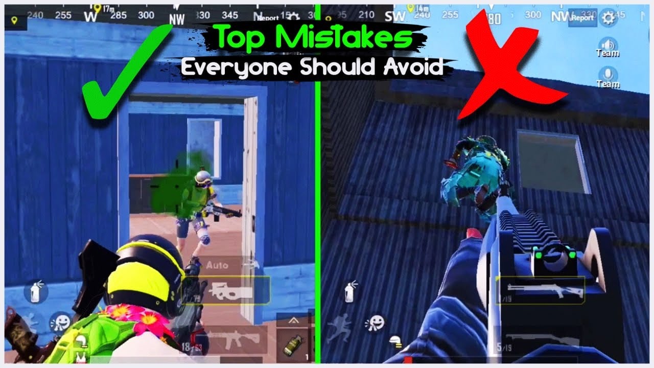 Top 10 Mistakes That Everyone Should Avoid // How To Avoid Mistakes // Pubg Mobile