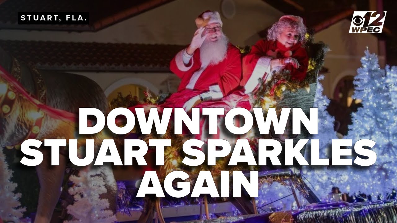Downtown Stuart sparkles with Christmas cheer once again