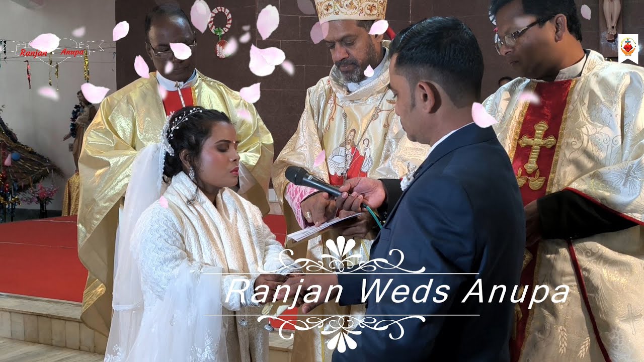 Tribal Christian Wedding in the Church/ Ranjan Weds Anupa/Catholic Church Kereng Gumla Diocese/4Jan.