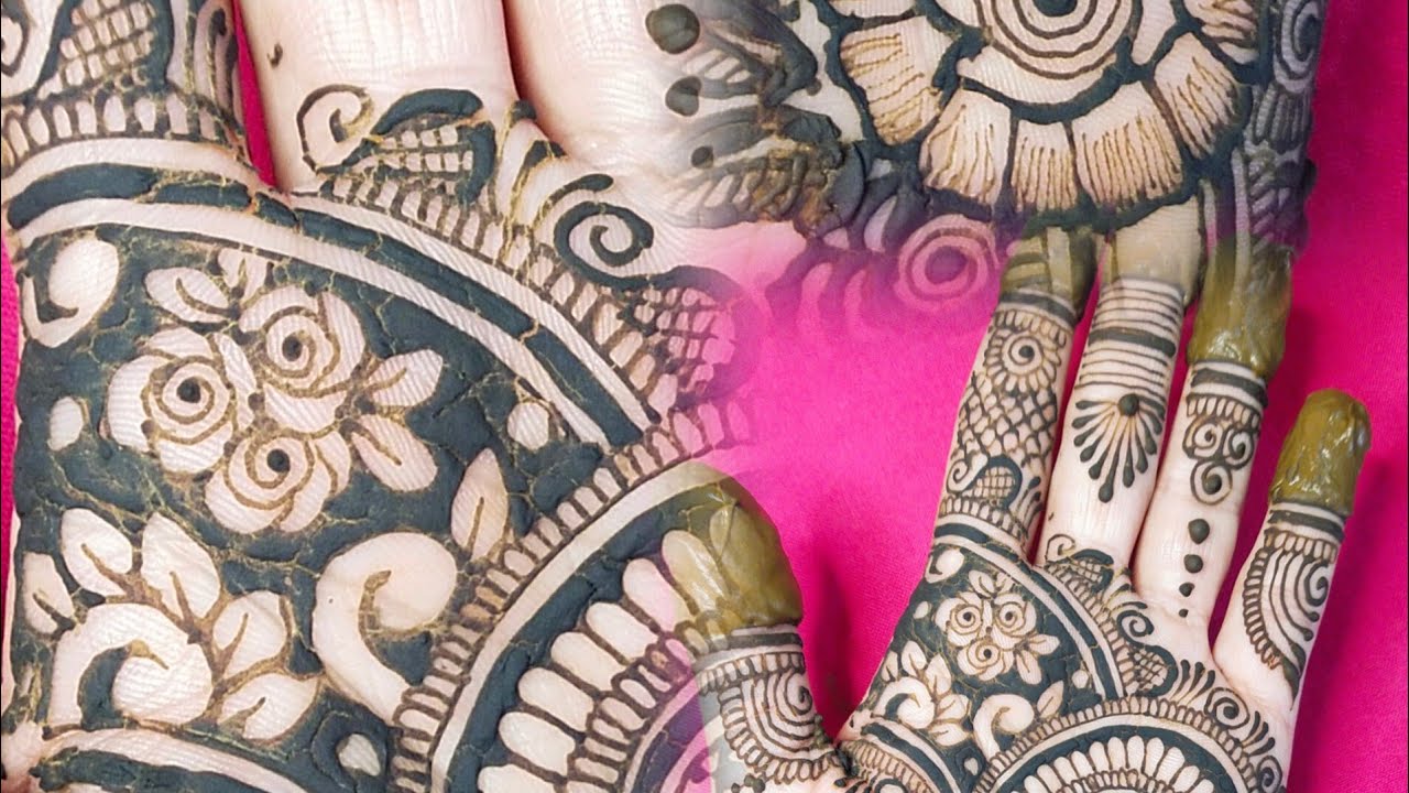 Beautiful easy front hand mehndi design | simple mehndi design | Mehandi design ||