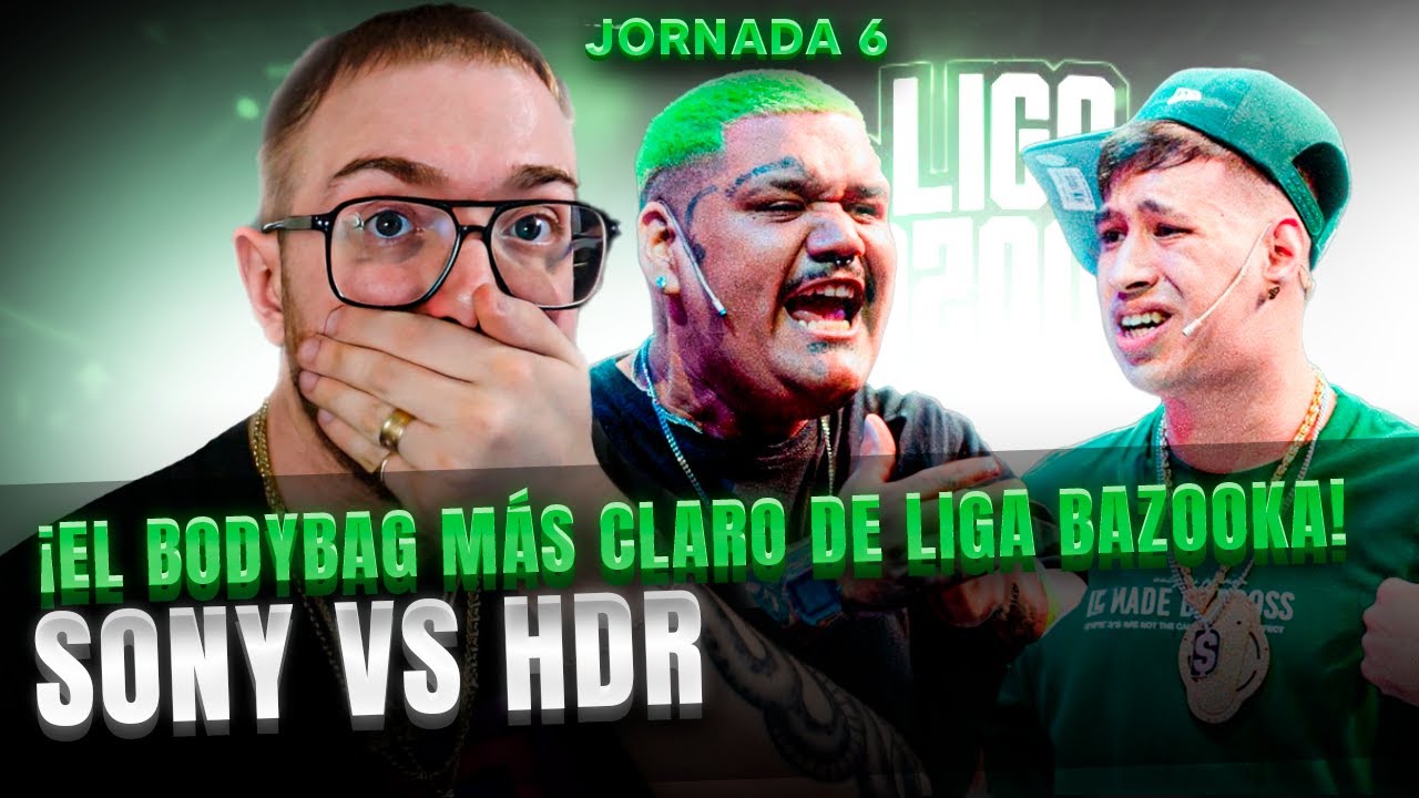 ¡El BODYBAG MÁS CLARO DE LA LIGA BAZOOKA! | SONY VS HDR LIGA BAZOOKA J6