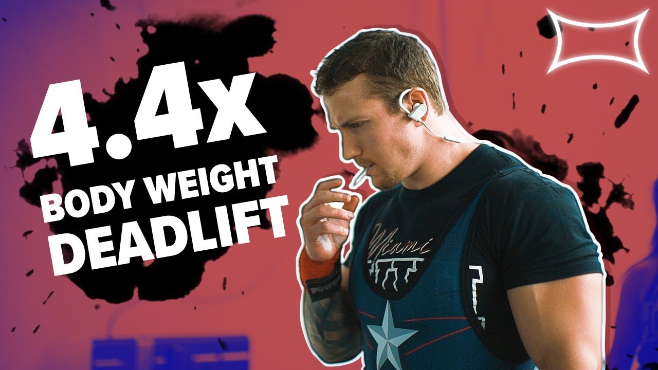 John Haack 4.4x Body Weight Deadlift CRUSHED FOR 2000lb TOTAL