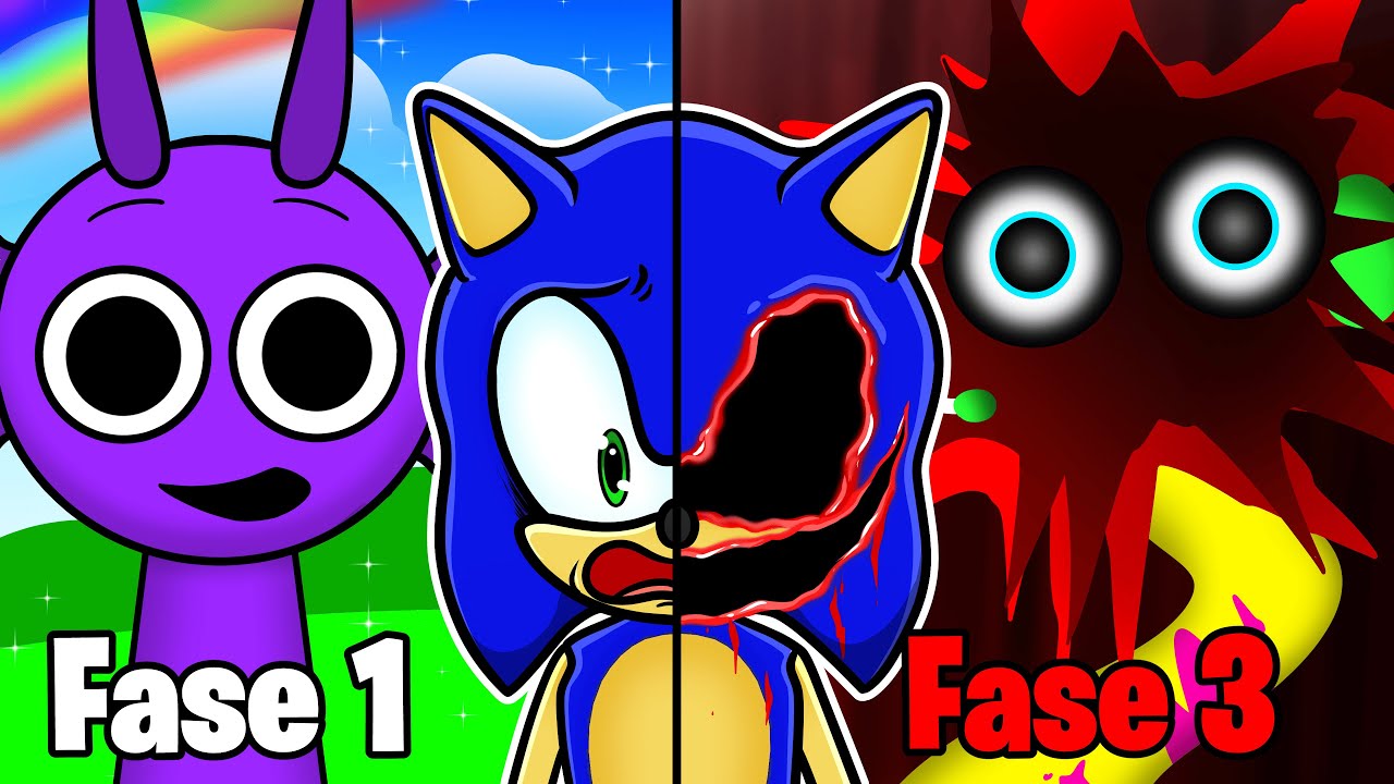Sonic e Tails REAGIRAM a FASE 3 do SPRUNKI no Sonic VR