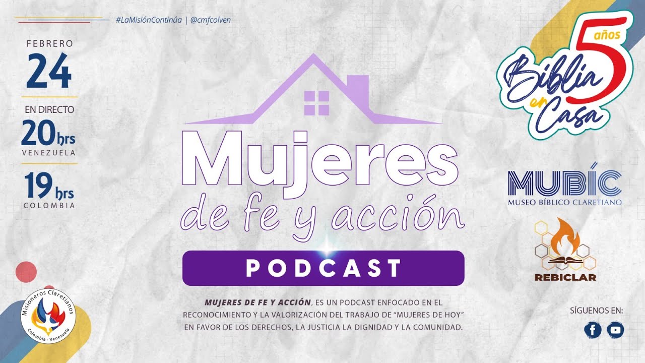 🙋‍♀️ Mujeres de Fe y Acción. Ep. 12 | Misioneros Claretianos Colombia Venezuela
