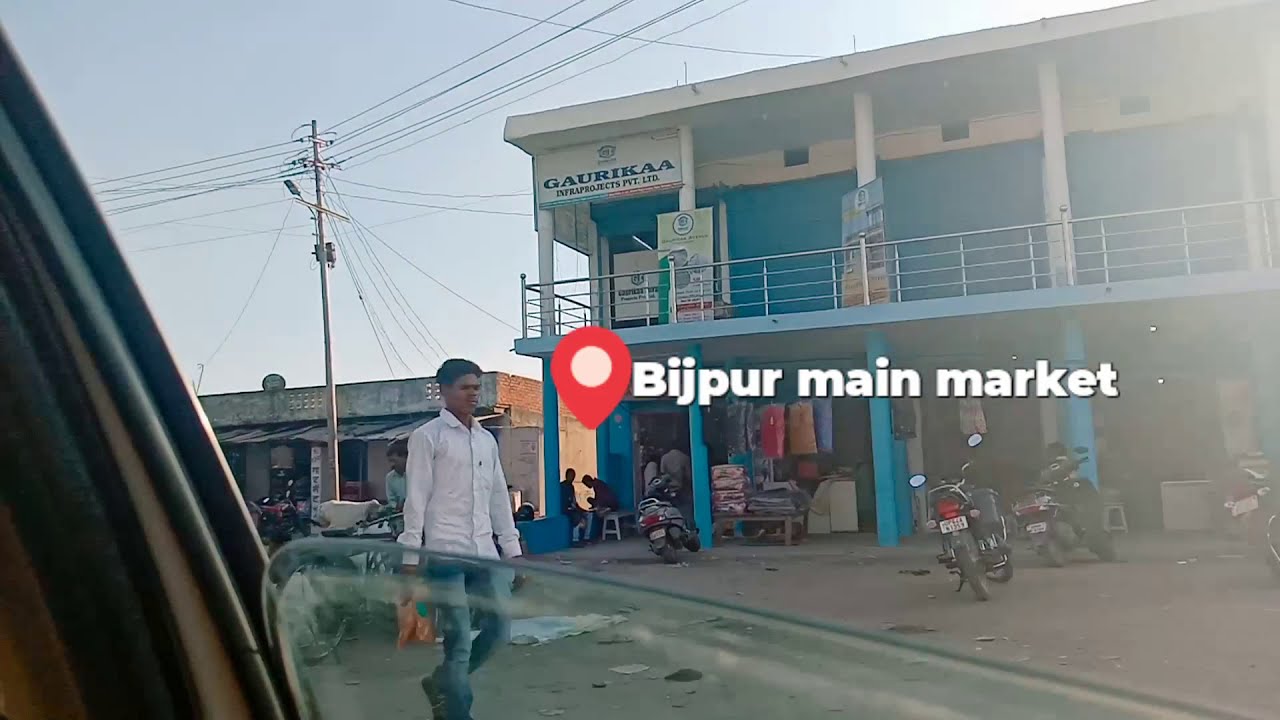 ROAD TOUR OF RIHAND ROAD FROM CISF COLONY GATE TO BIJPUR ENTRY GATE ON CAR RIGHT SIDE WINDOW.