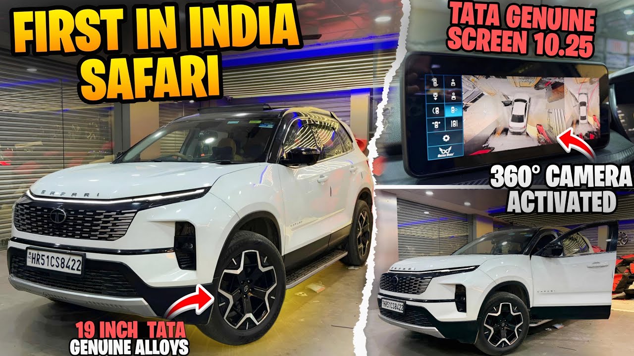ऐसी SAFARI नहीं देखी होगी ✅ 360° ACTIVATED IN HARMAN SCREEN 10.25 👉🏼FIRST IN INDIA ✅ SAFARI MODIFIED