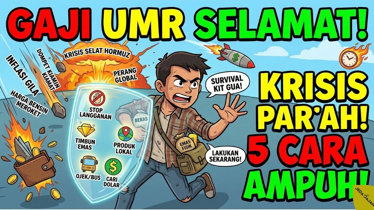 KRISIS PARAH DI DEPAN MATA! 5 Cara Gaji UMR Selamat dari Efek Perang Global