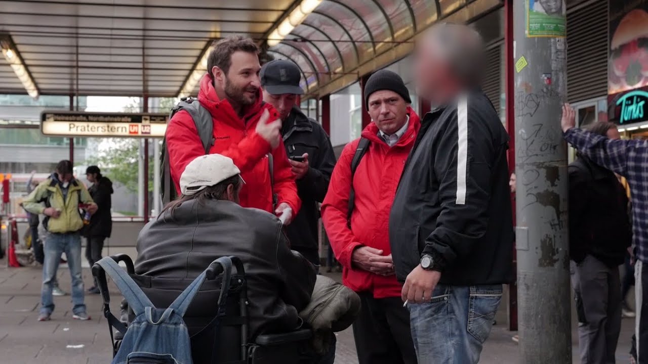 Praterstern: Sozialarbeiter im Einsatz