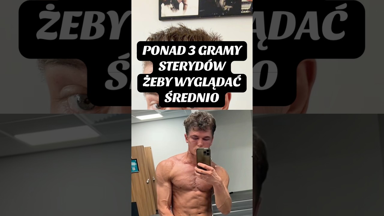 3 gramy steryd&oacute;w żeby wyglądać średnio #shorts