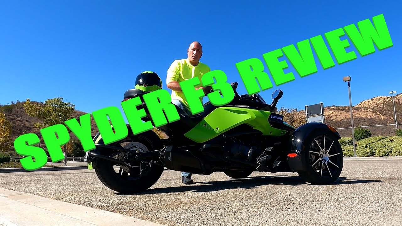Spyder F3 review // Can Am Spyder F3, a different kind of motorcycle! A lot of fun a lot of features