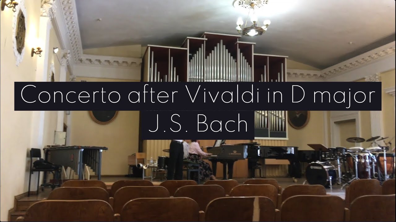 J.S. Bach: Concerto after Vivaldi in D major, BWV 972 | Vladyslav Spyrydonenko (trumpet)