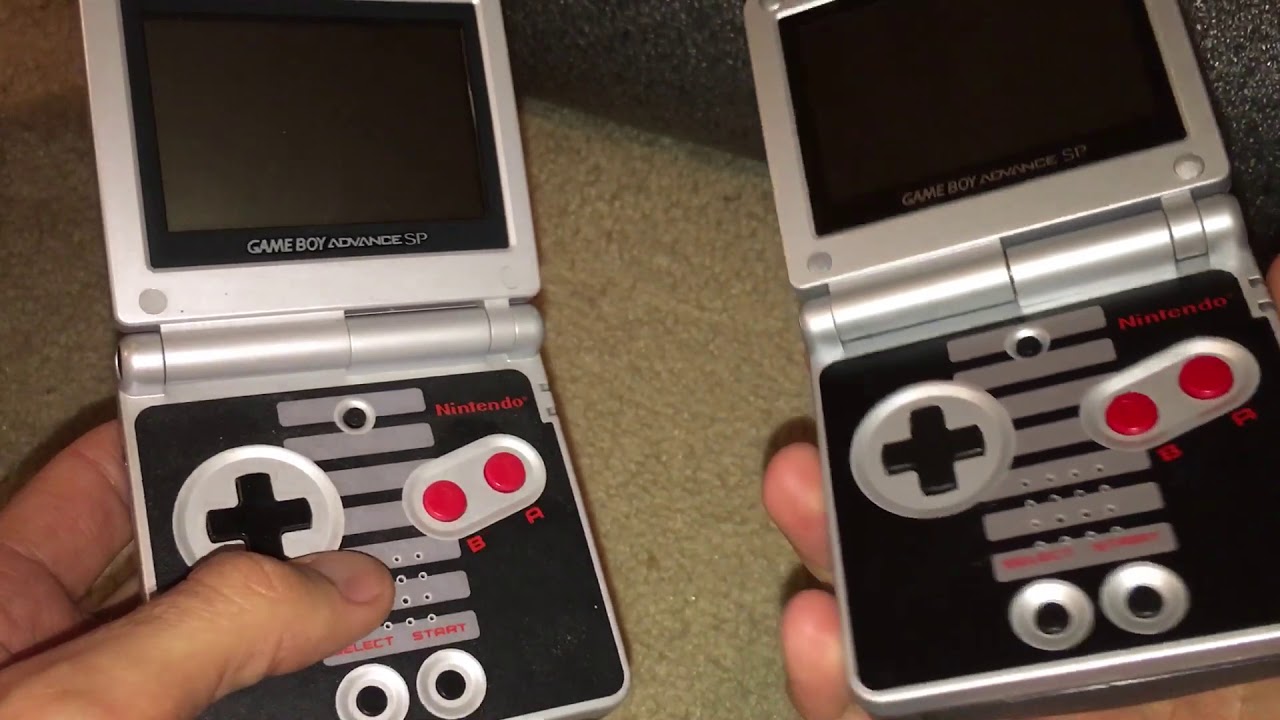 Gameboy advance nes edition vs repro nes edition shell