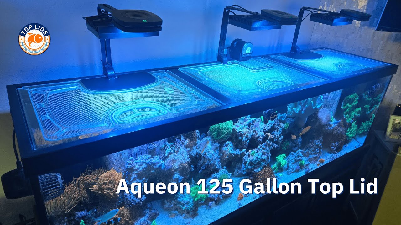 Aqueon 125 Gallon (72 x 18”) MegaFlow Top Lid Showcase
