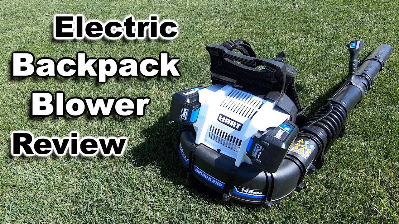 HART 40V Backpack Blower REVIEW // Electric Leaf Blower