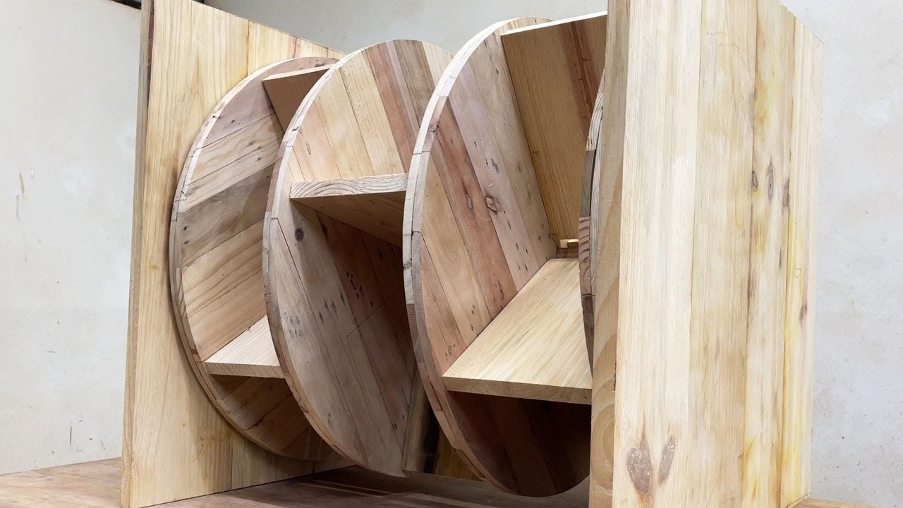 Amazing Ideas From Old Pallet Strips /Creative Technique Shoe Cabinet Products Recycled From Pallets