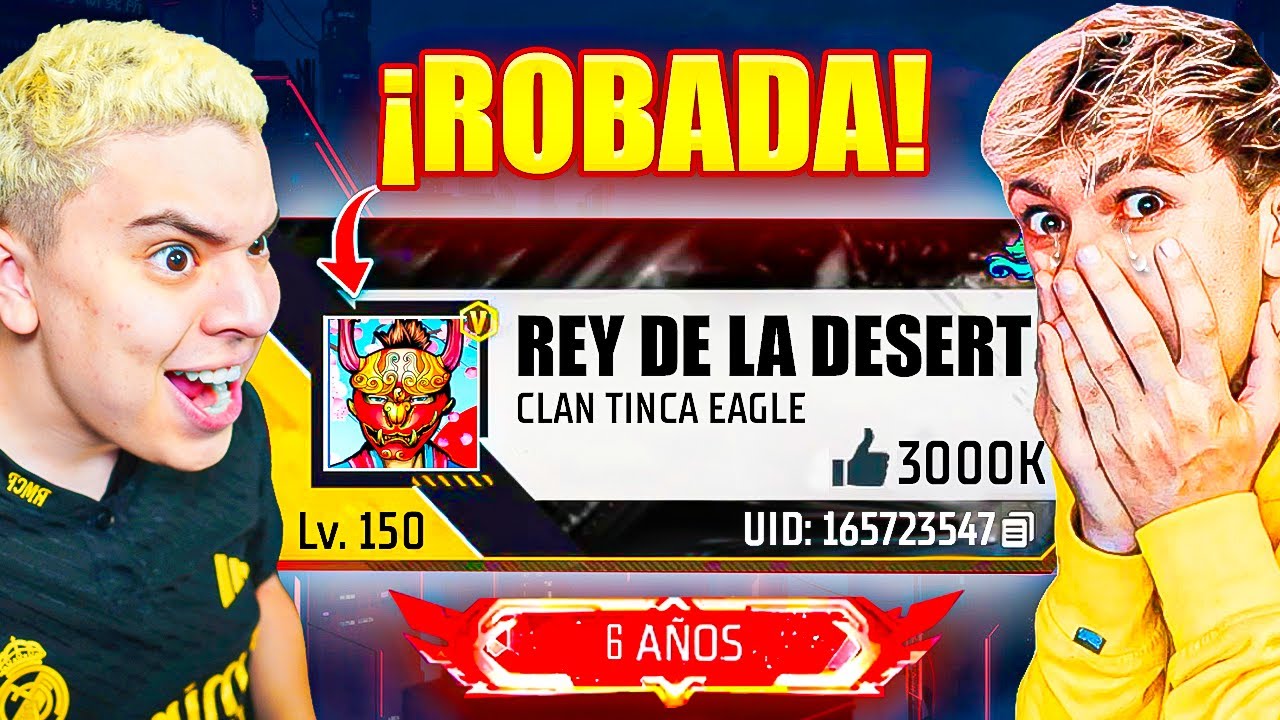 ¡ME ROBE LA CUENTA DE TINCA PARA SIEMPRE EN FREE FIRE!  😱💰