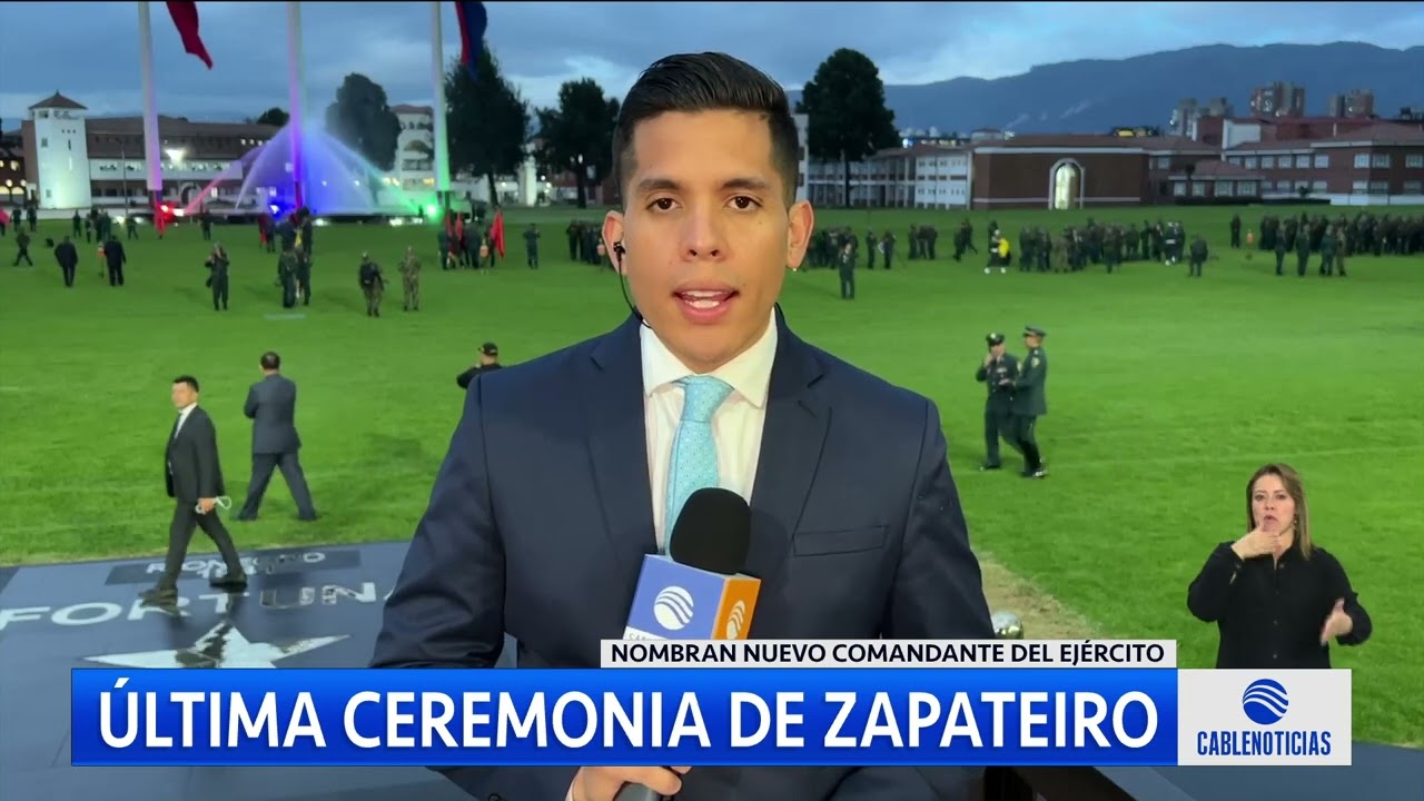 Así fue la última ceremonia del general Zapateiro