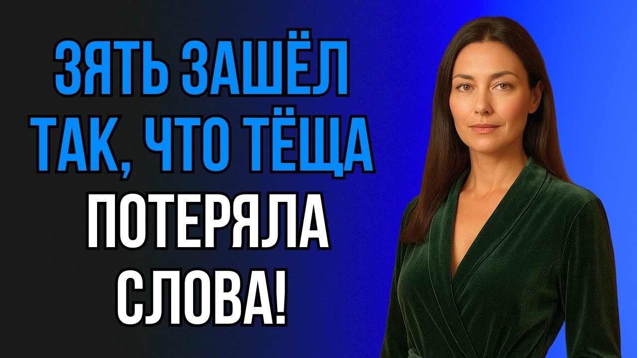 😱 ТО, ЧТО СДЕЛАЛ ЗЯТЬ, ТЁЩА ЗАПОМНИТ НАДОЛГОтеща зять история, семейная драма история, неожиданный п
