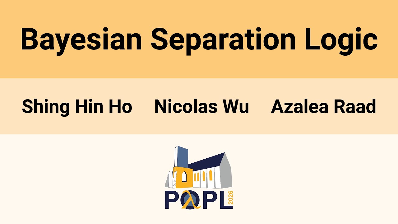 [POPL'26] Bayesian Separation Logic