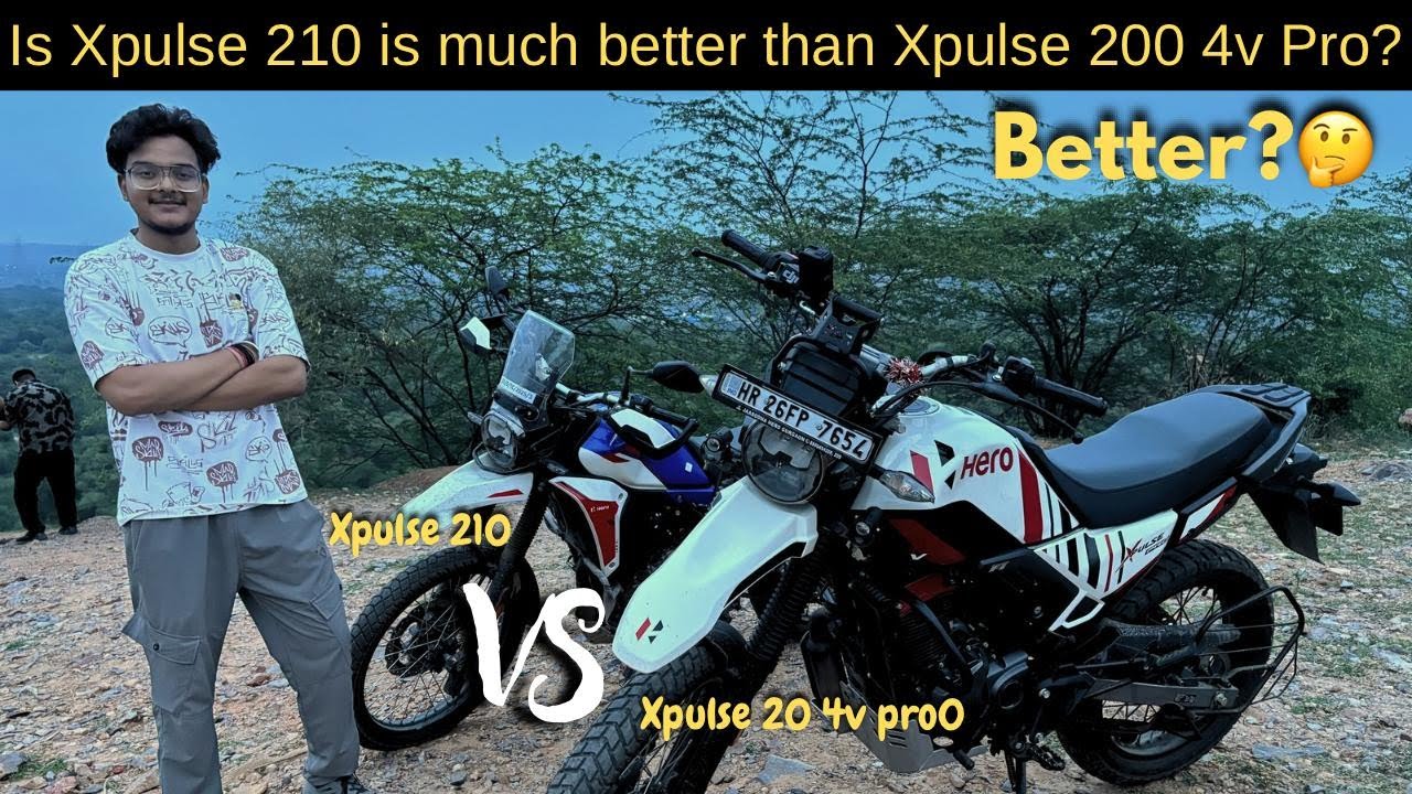 Is Xpulse 210 better than Xpulse 200 4v pro🤷‍♀️ ? | Xpulse 210 Vs xpulse 200 4v pro comparison