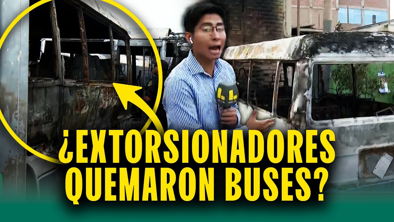 ¿Fueron extorsionadores?: 12 buses quemados tras incendio en cochera del Callao