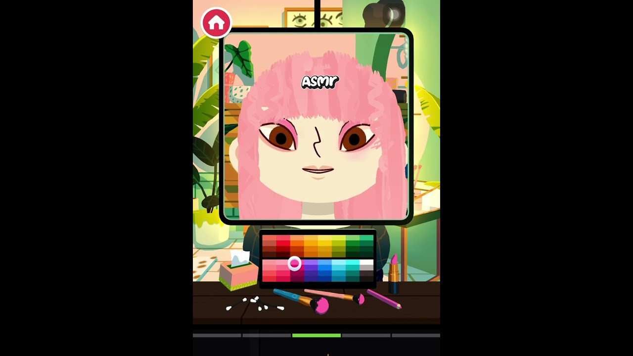 Making vanilbean in Toca Boca salon