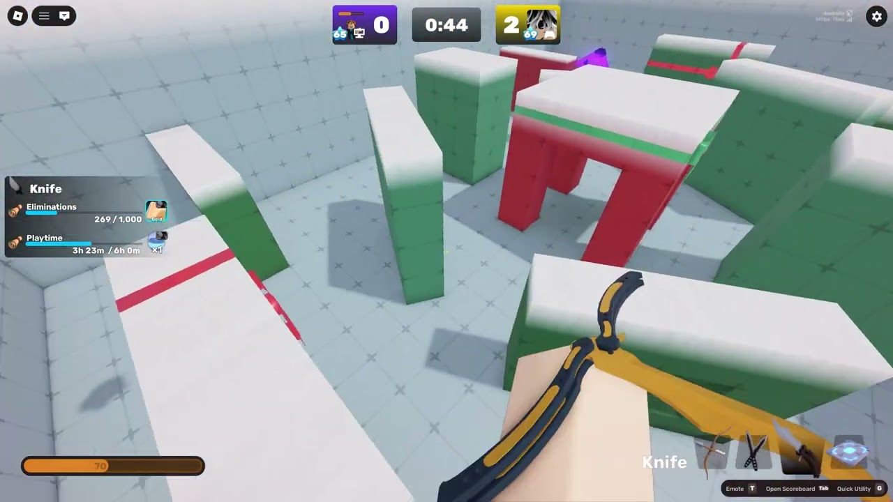 crazy clip with knife