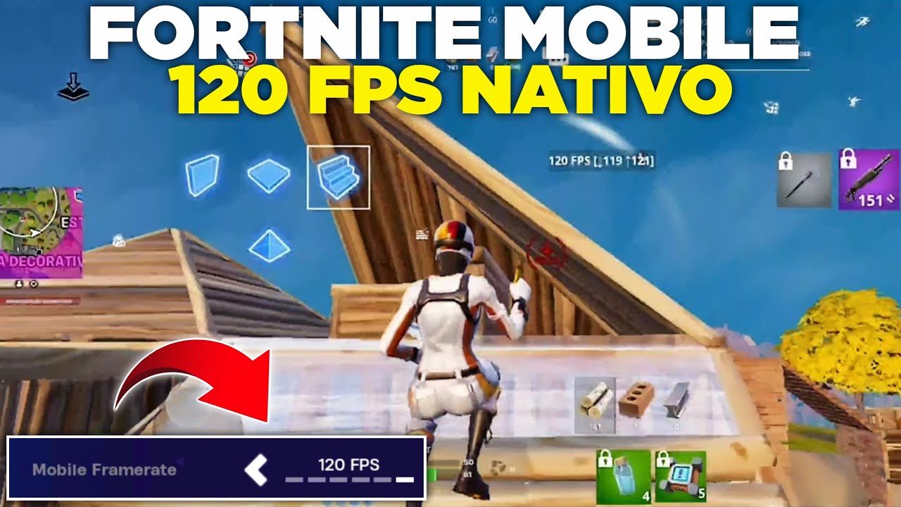 120 FPS Native in Fortnite Mobile Android Gameplay RedMagic 10 Pro