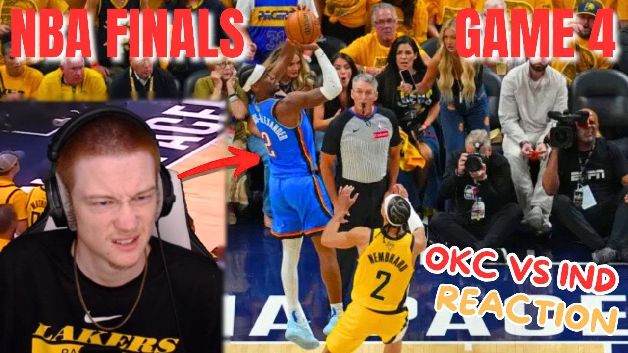 Reacting to Thunder vs Pacers NBA Finals Game 4!