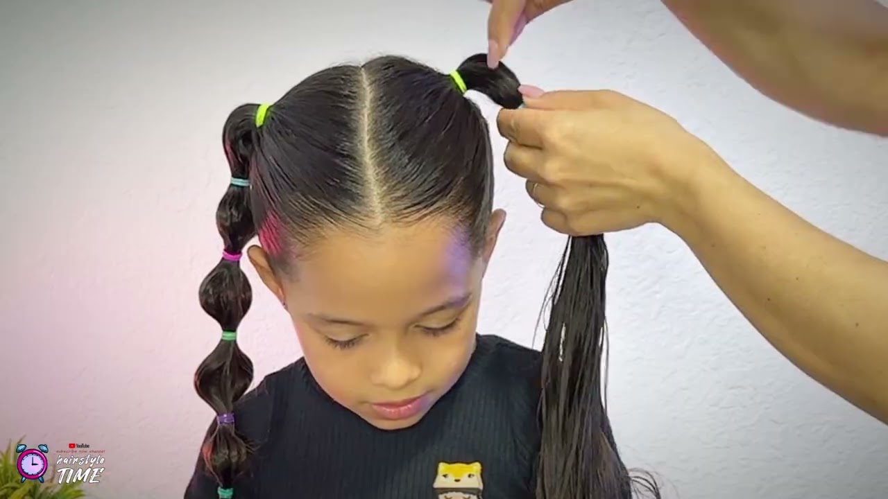 Easy kids hairstyles for school 😍 cute hairstyles for little girl