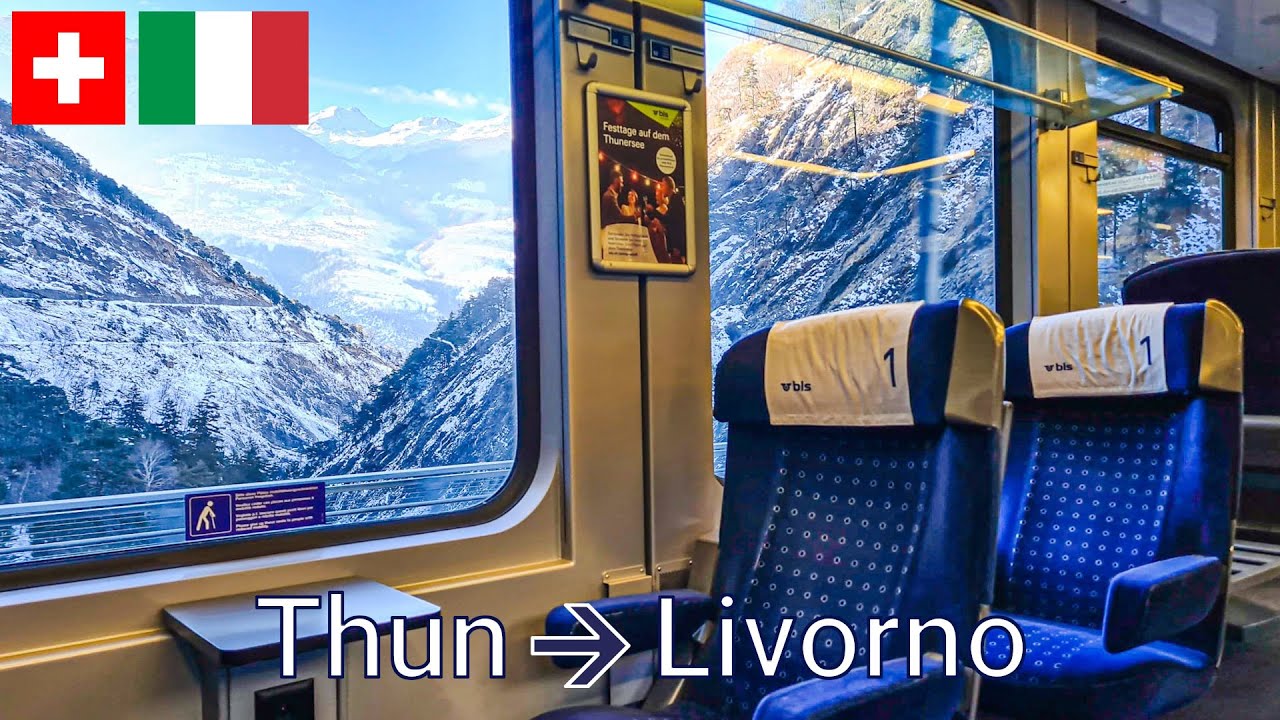 Door de ALPEN naar ITALIË met SBB en TRENITALIA #BartVlog