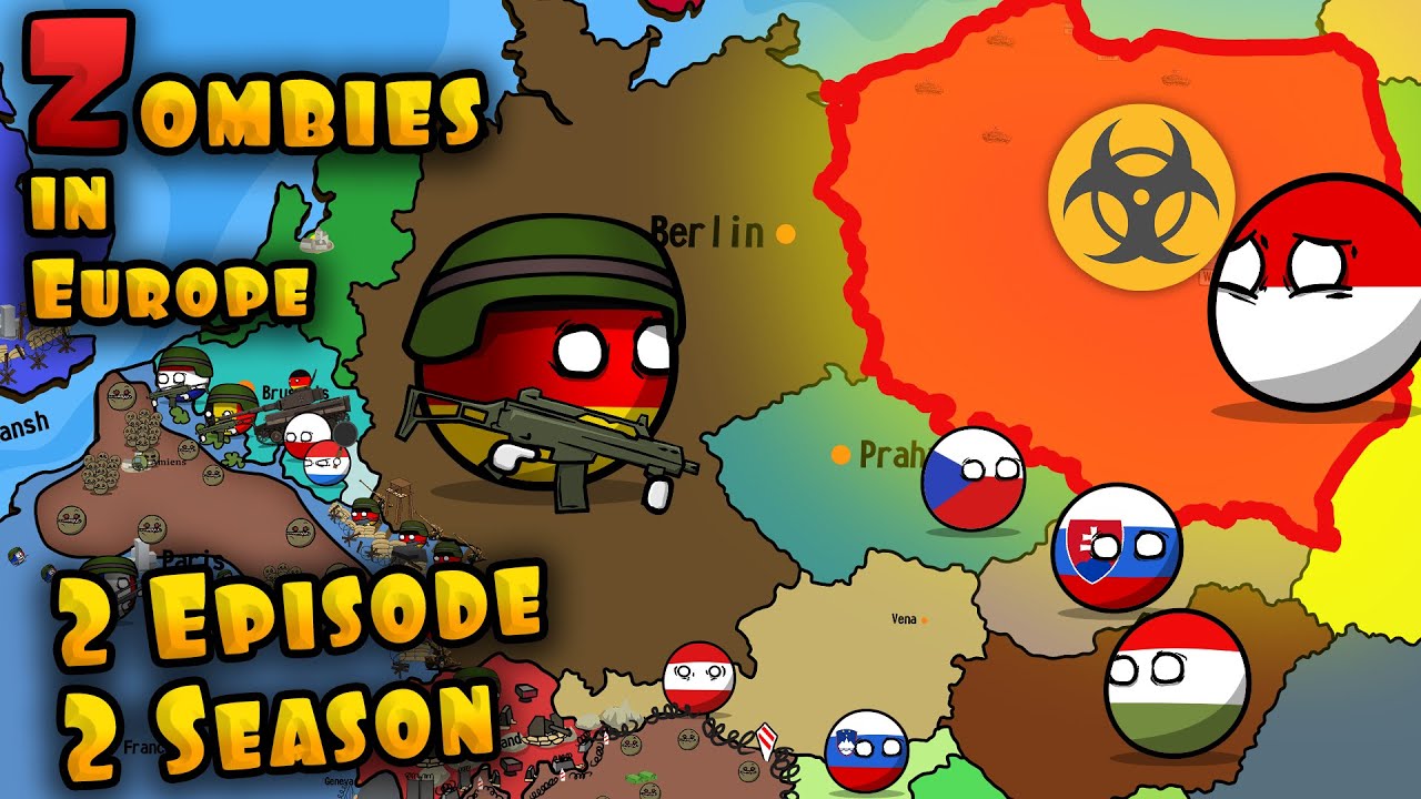 Зомби в Европе - Эпизоды 2. Сезон 2 (Countryballs)