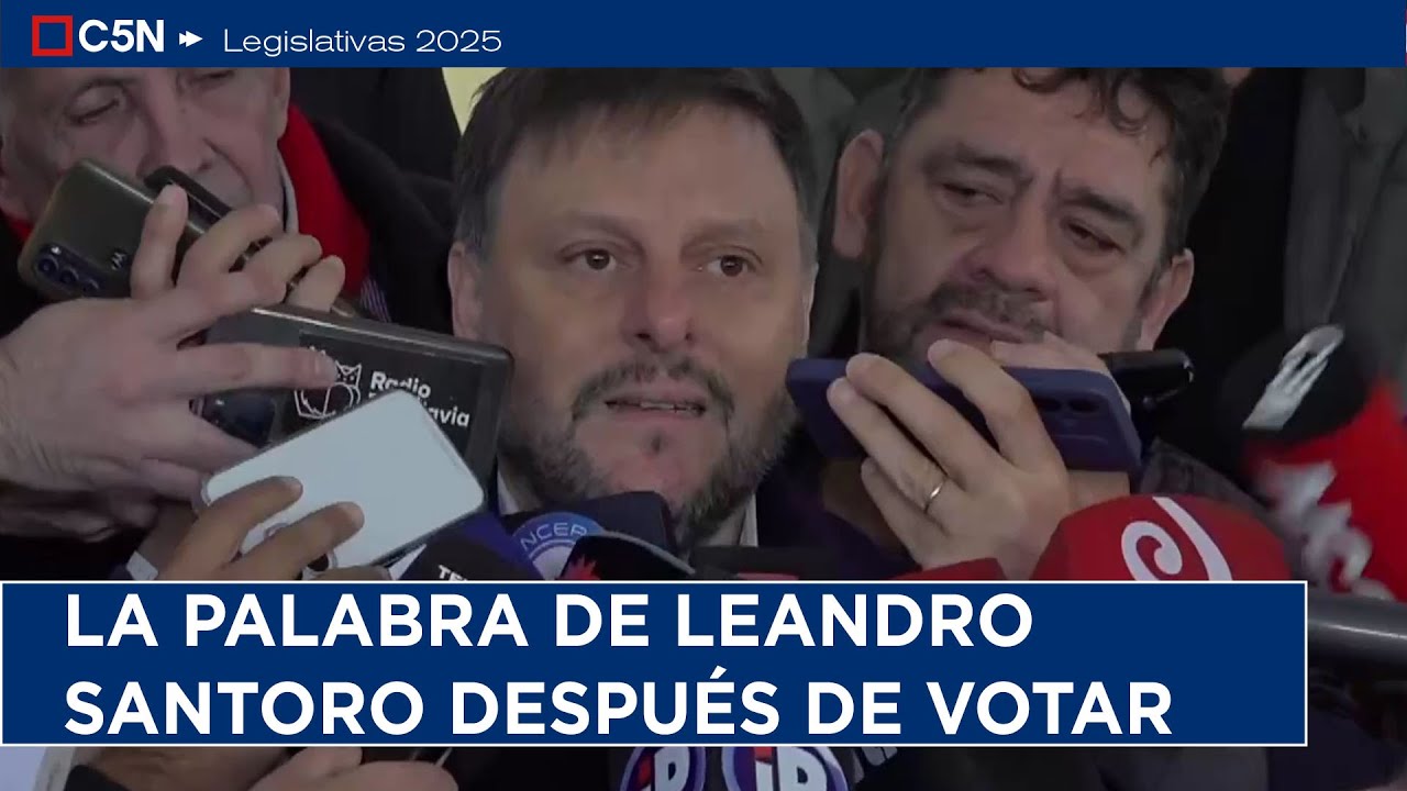 La palabra de LEANDRO SANTORO: 