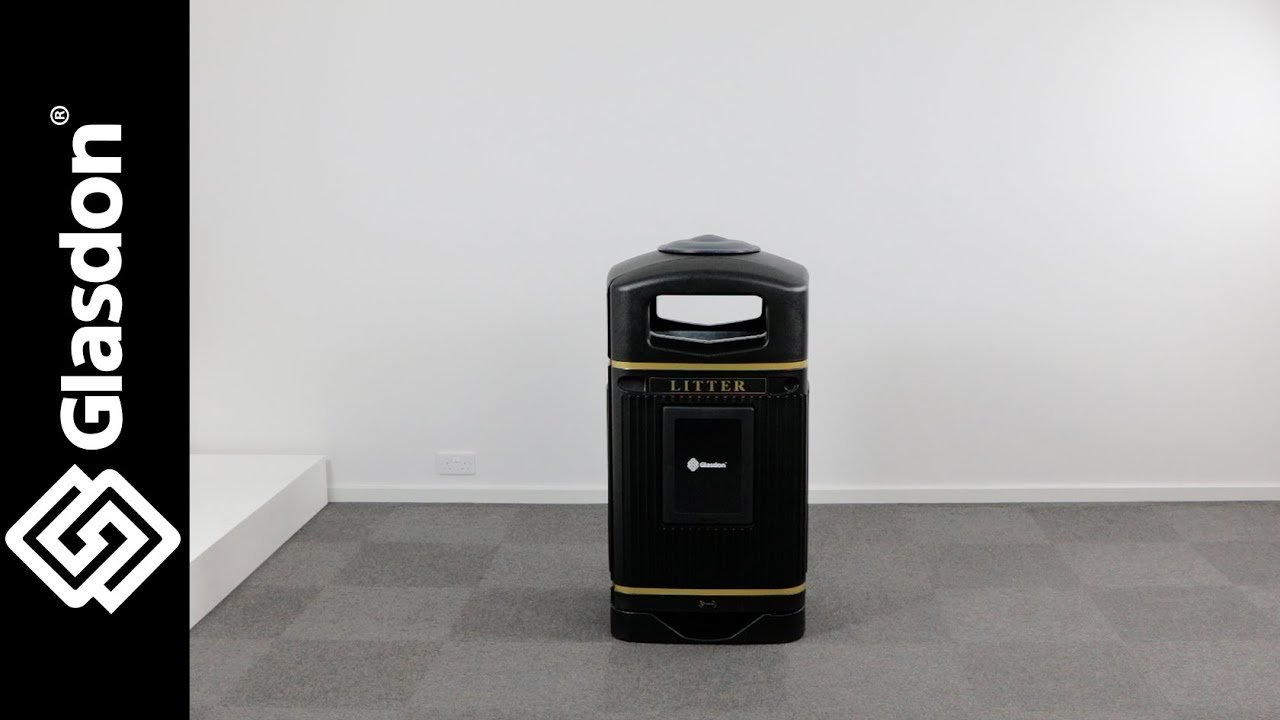Glasdon UK | Demonstration | Glasdon Jubilee&trade; 110 Litter Bin