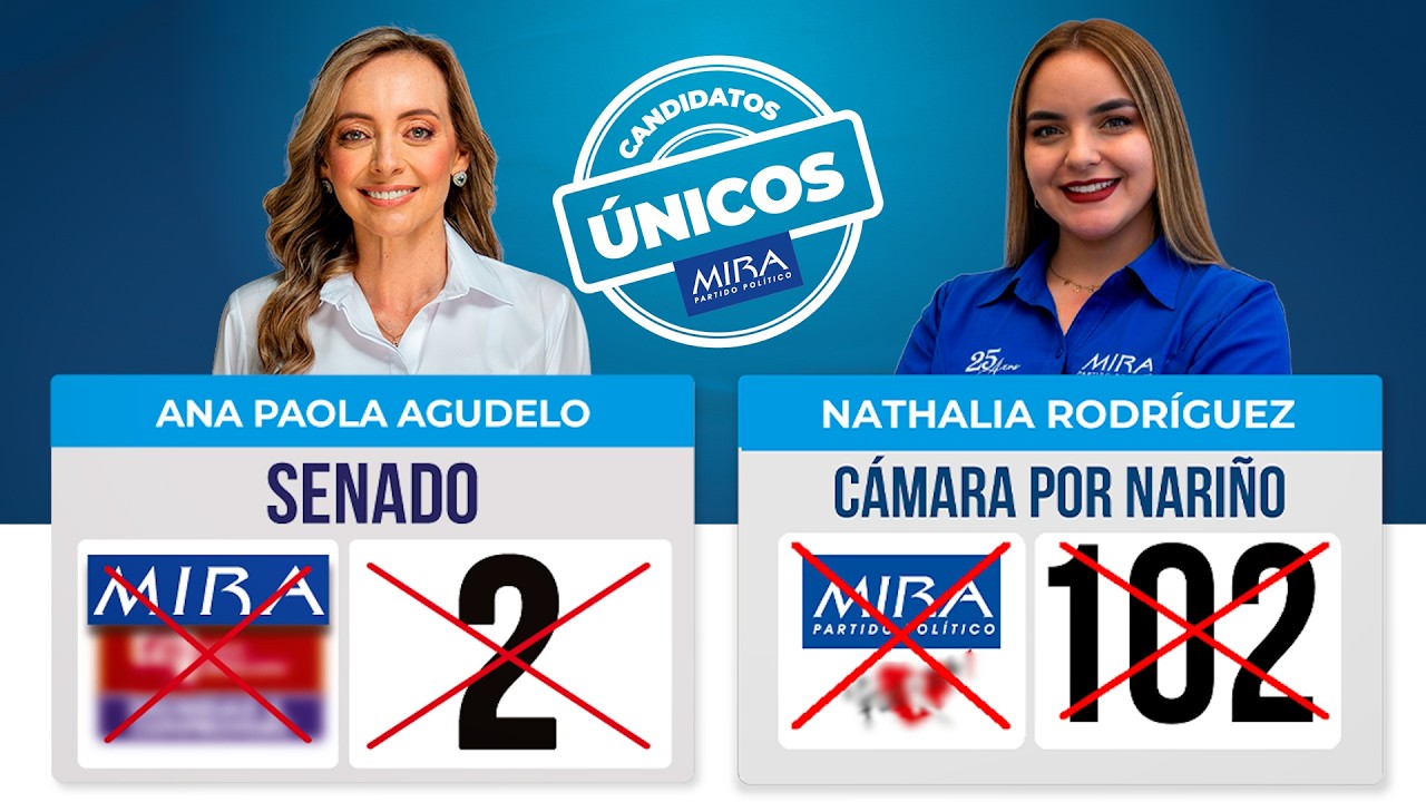 Cómo votar por los candidatos del Partido MIRA en Nariño | 2 y 102
