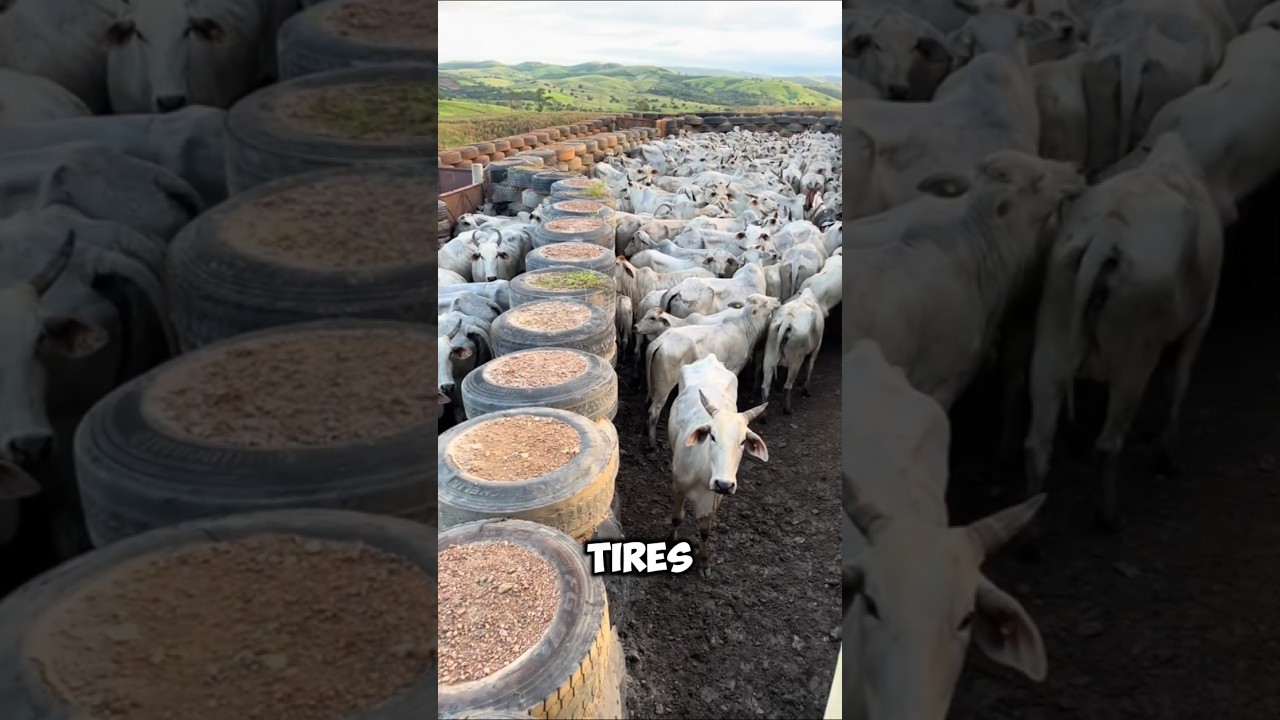 How Old Tires Are Protecting Cattle in Brazil 🤯