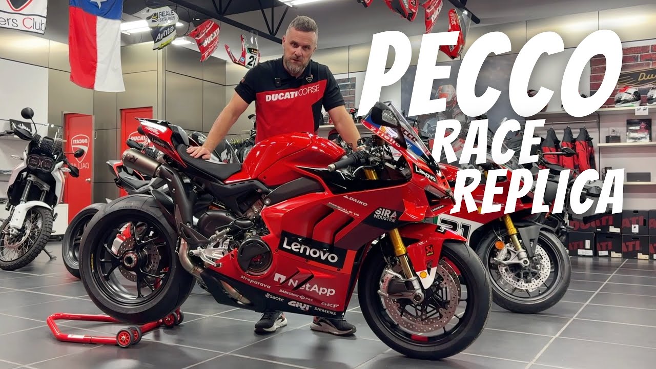 Ducati Panigale V4 S World Champion Replica с полным гоночным выхлопом