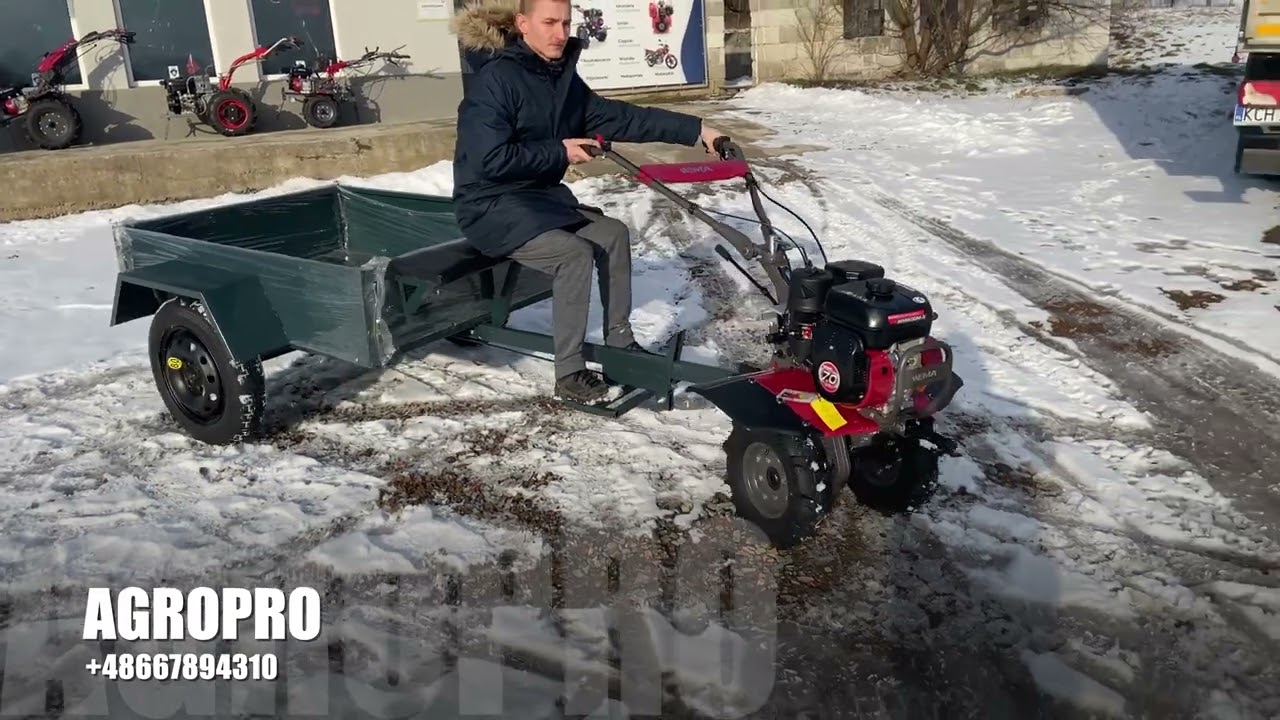 Glebogryzarka Weima WM900M3 wyposażona w przyczepkę pod zam&oacute;wienie naszego klienta w sklepie AGROPRO