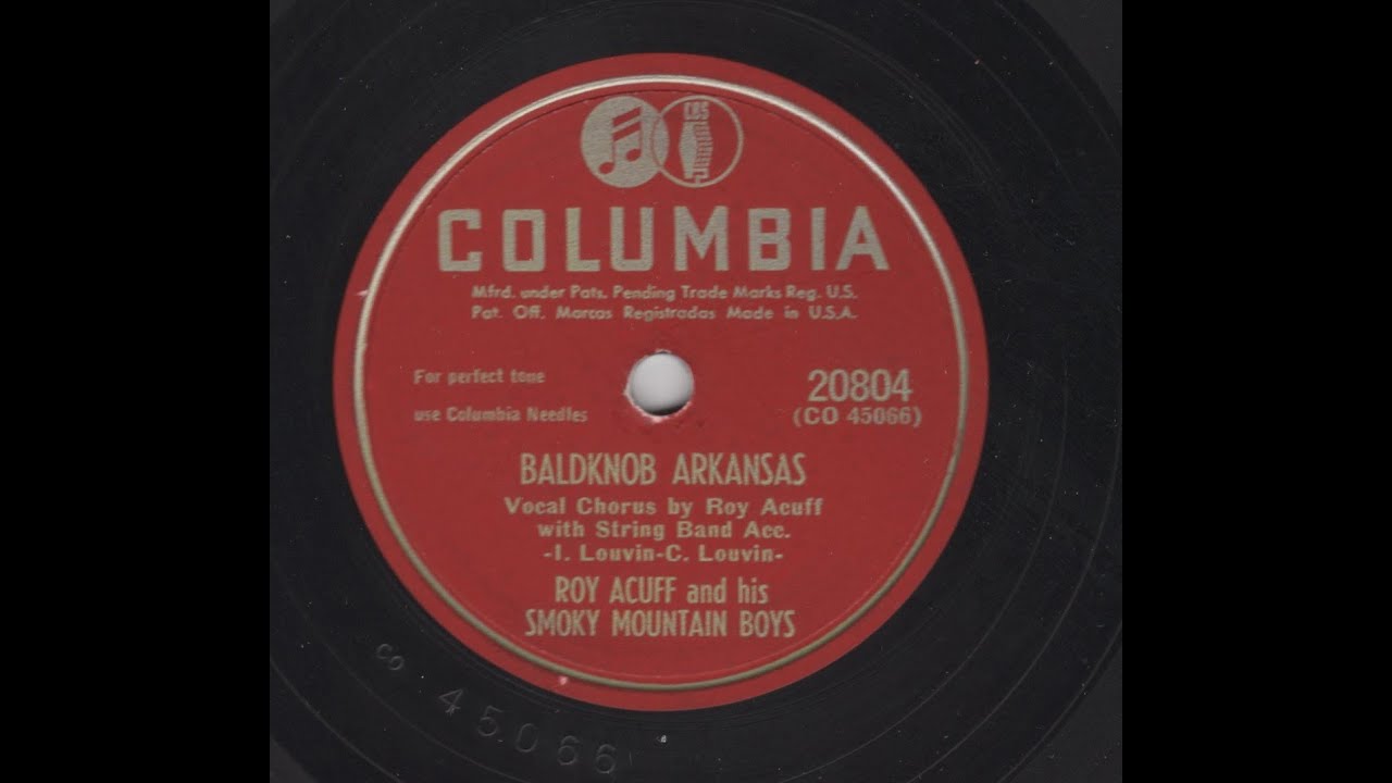 Baldknob Arkansas - Roy Acuff and his Smoky Mountain Boys (1951)