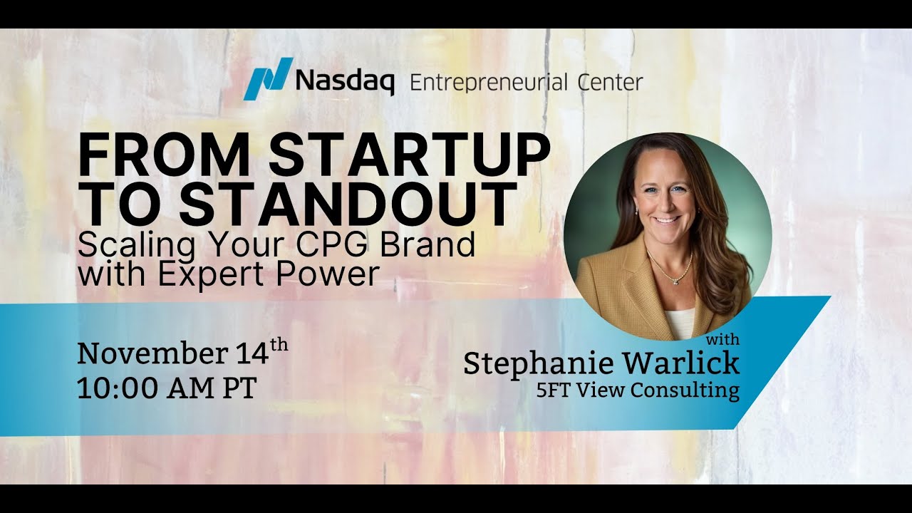 From Startup to Standout: Scaling Your CPG Brand with Expert Power with Stephanie Warlick