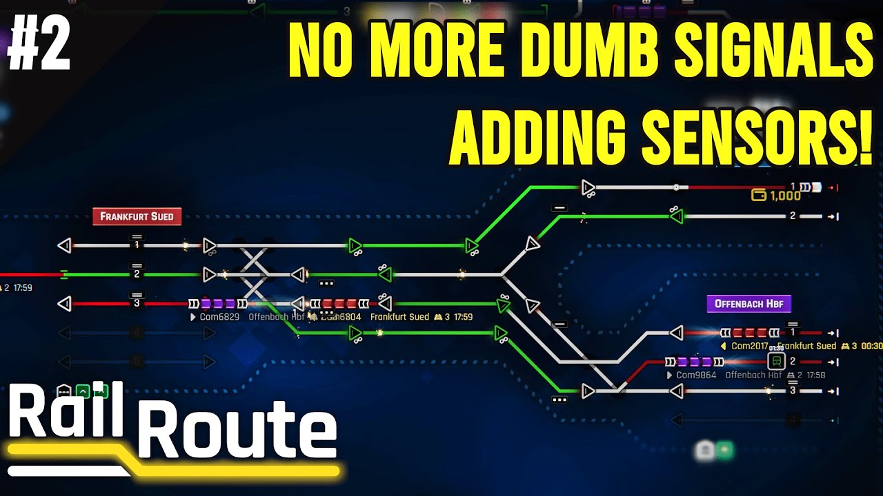 Automation with Sensors and Signals in Rail Route