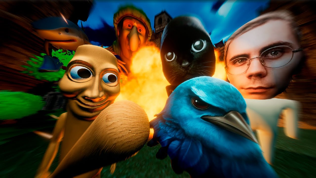 Создаю ХОРРОР ИГРУ с МЕМАМИ (#4)