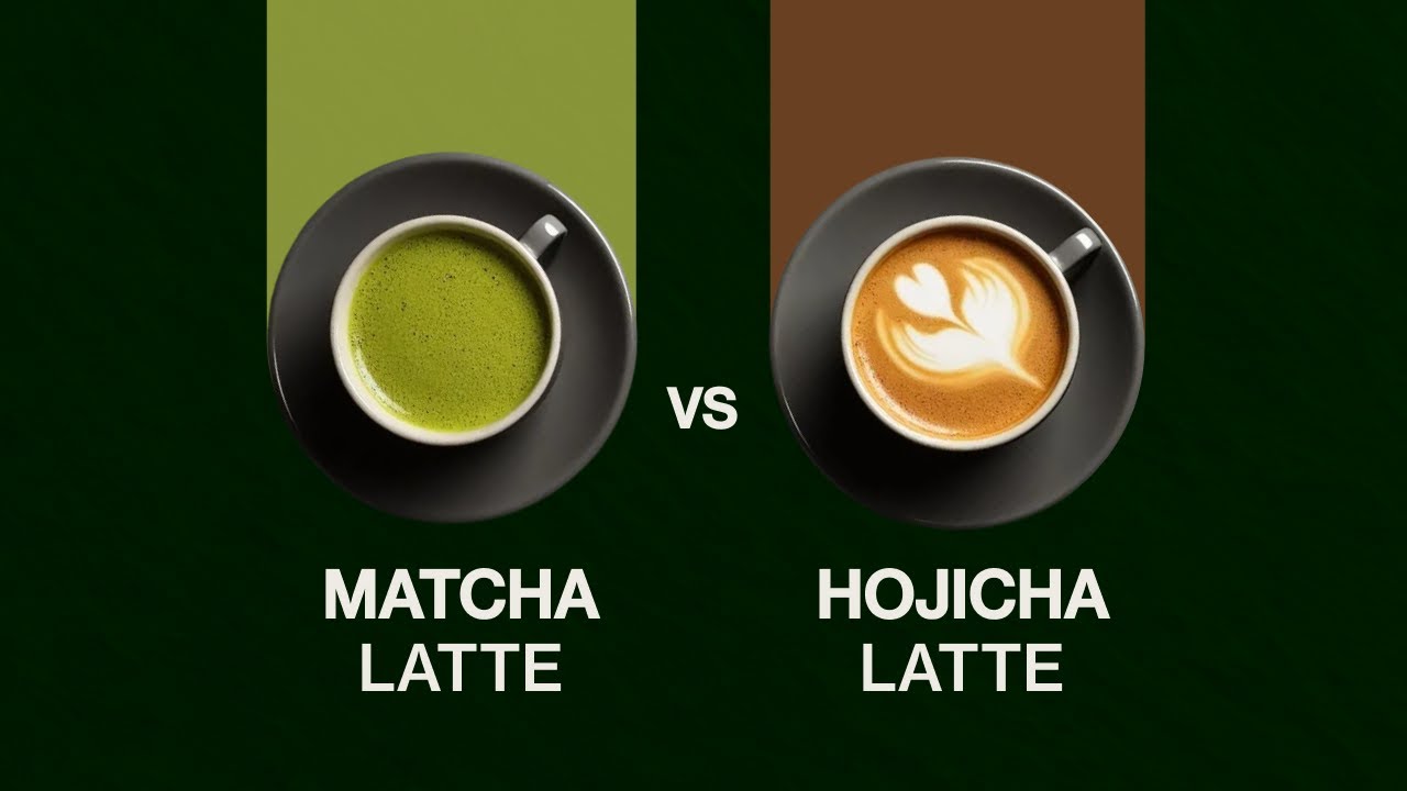 Hojicha Latte vs Matcha Latte