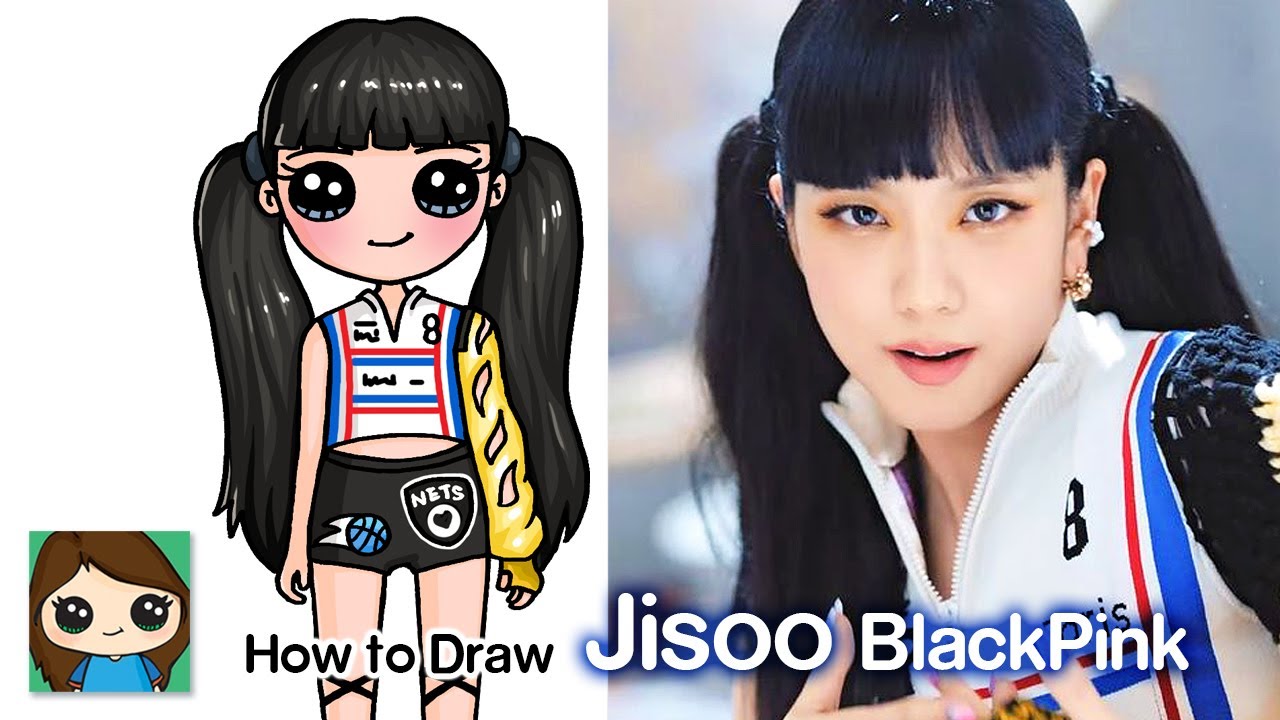 How to Draw Jisoo BlackPink | Pink Venom